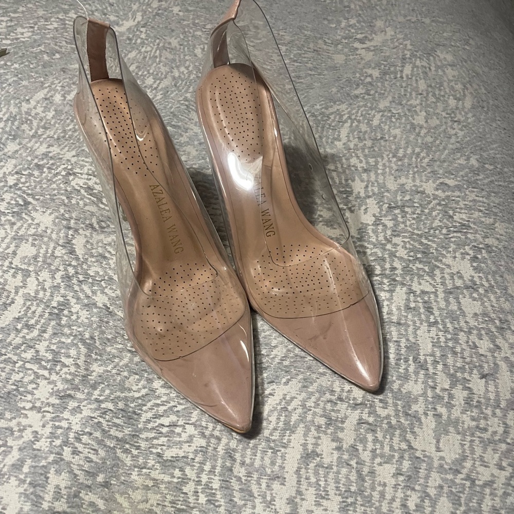 Clear Stiletto Heels